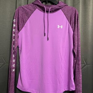 Under Armour Women's Violet Hooded Shirt